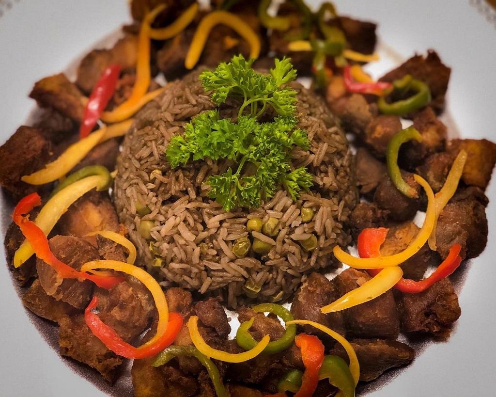Haitian cuisine and veggies